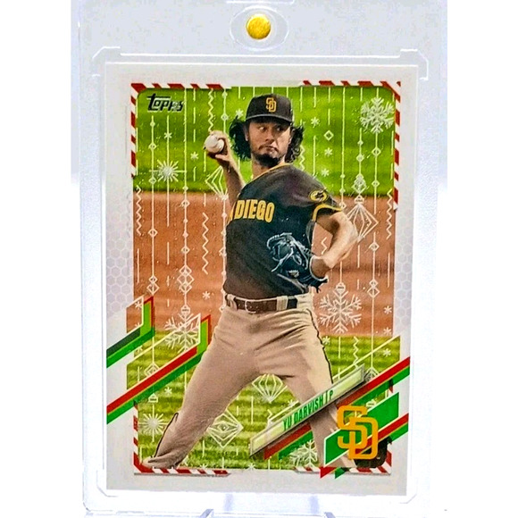 2021 Topps Holiday - Yu Darvish San Diego Padres #HW132 - Picture 1 of 5